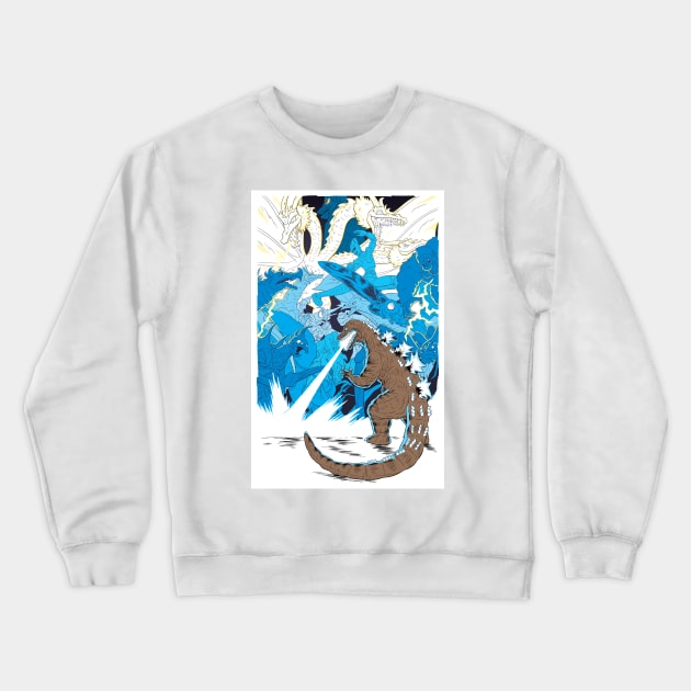 Godzilla and Friends Crewneck Sweatshirt by James Nelson